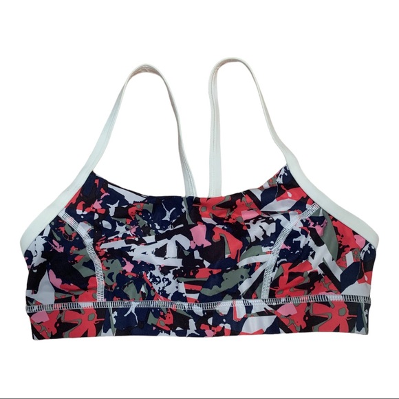 Lululemon sports bra- multicolor, high impact, size 8. Worn twice. - Picture 1 of 3